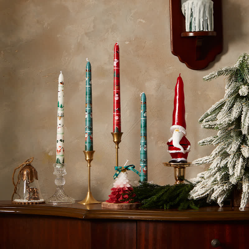 Bougie parfumée festive de Noël (2 pièces) – Image 4