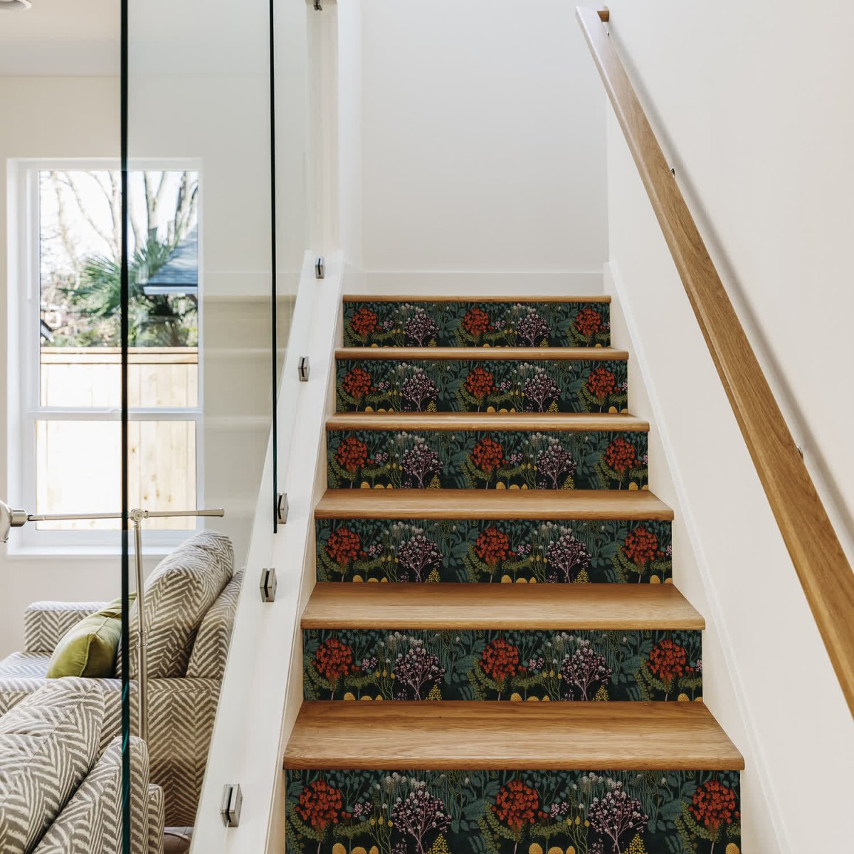 Autocollants d'escalier rétro, décoller et coller, imperméables – Image 5